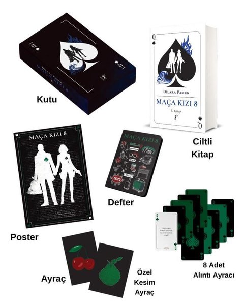 Maça Kızı 8 - 5. Kitap Seti