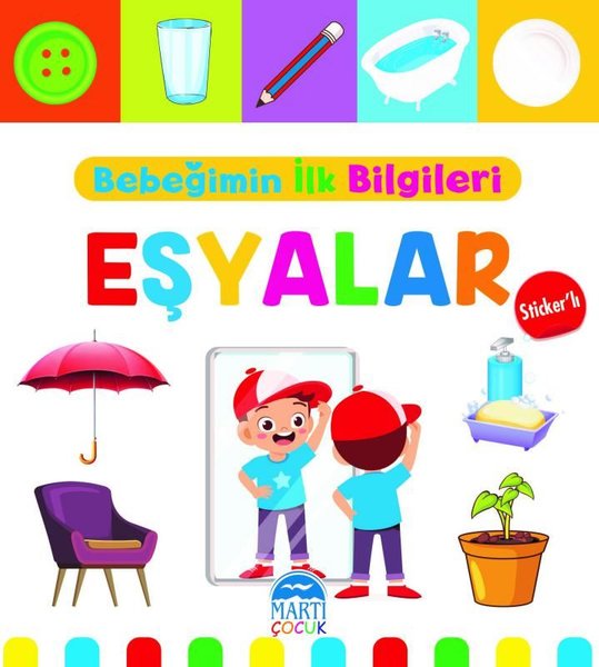 Bebeğimin İlk Bilgileri -  Eşyalar - Stickerlı