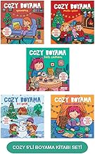 Cozy 5'li Boyama Kitabı Seti - Boya, Kopart, As