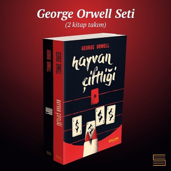 George Orwell Seti - 2 Kitap Takım