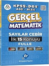 Gerçel Matematik KPSS DGS AGS ALES Sayılar Cebir İlk 15 Konuyu Fulle KR Akademi Yayınları