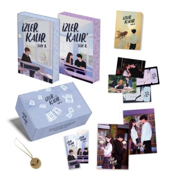 İzler Kalır Seti - 2 Kitap Takım - Kenar Boyamalı - Kutulu