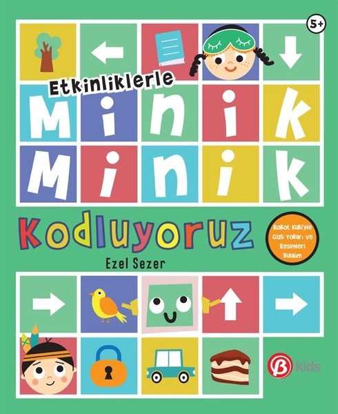 Minik Minik Kodluyoruz - Robot Kubiyle Gizli Yolları ve Resimleri Bulun - Etkinliklerle